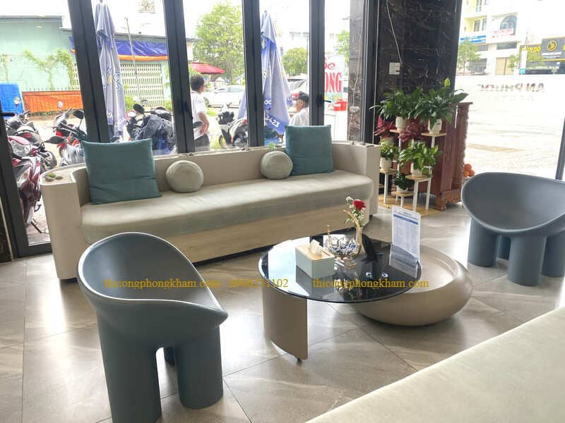 Nội thất sofa cao cấp tại sảnh chờ nha khoa An Phước 2